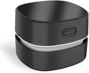 ODISTAR Mini Desktop Vacuum Cleaner for Table Dust (Black AA Battery)