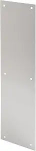 Prime-Line J 4581 Door Push Plate, 4 In. X 16 In., Satin Aluminum (Single Pack)