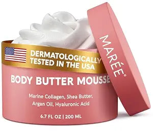 MAREE Shea Butter Body Butter Mousse - Light & Hydrating Firming Body Cream