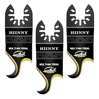 Hook Knife oscillating Tool Blade, 3pcs Multi Tool Blades, Carpet Blades for Roofing Shingles, PVC Floor Carpet, Cardboard