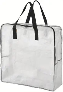 Ikea DIMPA 3 pcs Extra Large Storage Bag, Clear Heavy Duty Bags, Moth and Moisture Protection Storage Bags