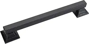 Joyrain Stainless Steel Square Grab Bar - ADA Compliant 500lb Weight Limit, 16/24/32 Inch Bathroom Safety Rail for Seniors & Disabled (Matte Black, 32 inch)