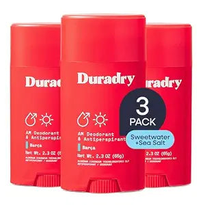 Duradry Clinical Sweat Control Stick ��� Sweat & Odor Control, Bar��a, 3Pk