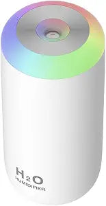 Baby Humidifier, 350ml Small Humidifier for bedroom, desk, travel, plants (White)