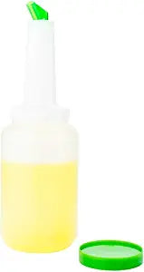 Restaurantware Plastic Storage Container Bottle, Quick Pour, 2.5 qt