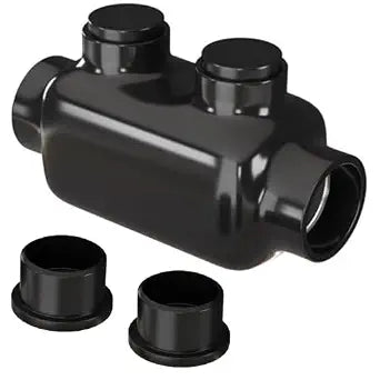 OHLECTRIC Elevator Electrical Inline Wire Connector, Insulated Black Splice, 2506 AWG, 5/16 Hex Screw, Oxide Inhibitor Maintenance & Repair