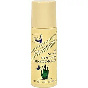 Alvera All Natural Roll-On Deodorant Aloe Unscented - 3 fl oz (6-pack)