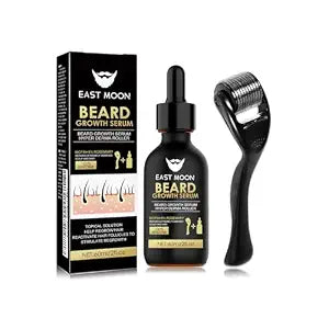Beard Growth Serum for Men, 2-Pack with Biotin & Rosemary, 4 fl oz Total