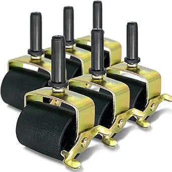 Bed Casters,Locking Swivel Bed Frame Wheels Roller,for Bed Replacement Part