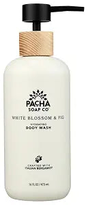 Pacha Soap White Blossom & Fig Body Wash, 16 FZ