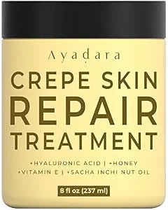 AYADARA Crepey Skin Repair cream 8oz, Firming Lotion for Loose Skin, Crepe Corrector Collagen Cream for Body Tightening, Wrinkle Cream for Face, Neck, Arms and Legs, 500+ Uses