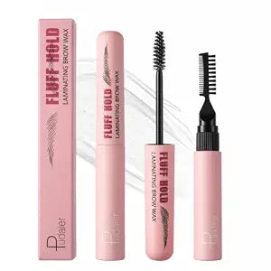 Clear Brow Gel 2 Pack, Dual-Ended Eyebrow Gel Kit with Brush
