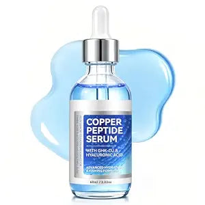Copper Peptide Serum for Face - with GHK-Cu Peptide and Hyaluronic Acid