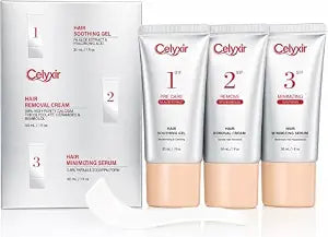 3.04OZ 3-Step Facial Hair Removal Cream Kit for Women, with hair inhibitor