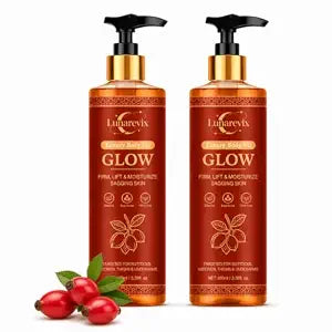 Luxury Body Oil Glow For Women, Firm, Lift and Moisturize Sagging Skin, Hydrating Collagen Oil For Body,3.38 fl oz, 2 Pack