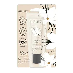 Hempz New Lip Butter Balm, Soothing and Hydrating Lip Care, Vanilla,.44oz