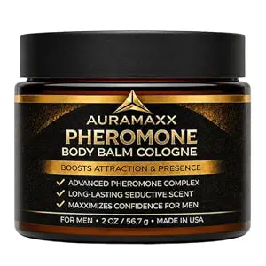 Pheromone Body Balm Cologne for Men – Long-Lasting Masculine Body Butter Cologne with Advanced Pheromone Complex – Non-Greasy Formula for Confidence & Attraction, 2 oz