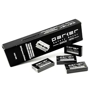 Parker Premium Platinum Double Edge Safety Razor Blades, 100 Count (20x5)