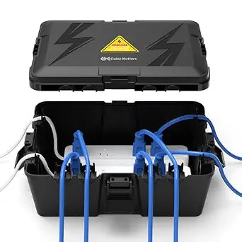 Cable Matters Weatherproof Outdoor Electrical Box, Large 13 x 8.8 x 5.2 in