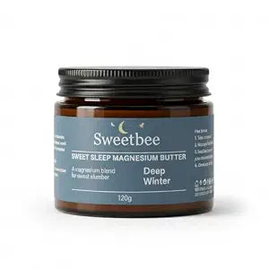 SweetBee Deep Winter Magnesium Butter - Magnesium Cream with Shea & Mango Butter, Arnica & Essential Oils