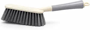Bristle Brush - 15-inch Soft Bristle CleaningBrush Handheld Broom for Dusting Beds,Sofas, Cars, Clothes and Furniture