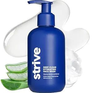 Strive Mens Face Wash, Hydrating Daily Facial Cleanser Niacinamide, 200ml