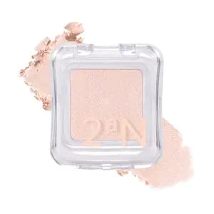 2aN Pure Glass Highlighter ND01 Shell��� Glass-Like Sheen Powder Highlighter for a Natural, Radiant Glow | Buildable, Long-Lasting, Lightweight Formula (