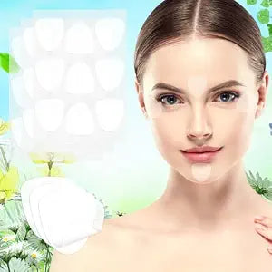 72 Pcs Triangle Wrinkle Patches for Frown Lines, Crow’s Feet & Smile Lines