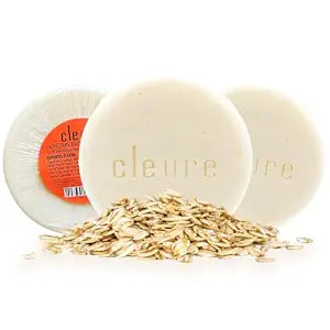Cleure Face & Body Bar for Sensitive Skin, Fragrance Free (3 oz, 3 Bars)