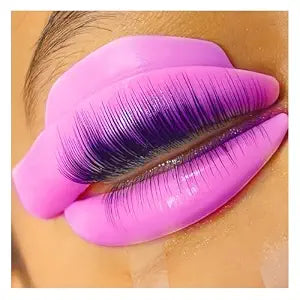 Eyelash Perm Pads Lash Lift Rods Eyelash Perm Silicone Pads 9 Sizes 18 Piece Reusable Soft Lash Lift Pads Shield for Different Length Eyelashes Perfect Lifting (Violets)