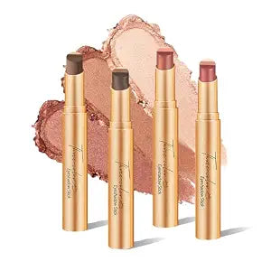 O���CHEAL 3 Color Eyeshadow Stick, Waterproof Shimmer Eye Makeu