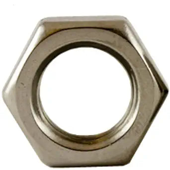 3/8""-24 Thin Hex Jam Nuts (Pack of 20), 18-8 (304 / A2) Stainless Steel, Corrosion/Rust Resistant, Fine Thread Finished Hex Nuts for Screws & Bolts - by Chipmunk Hardware, SS766030