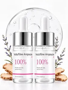 Volufiline Serum, Volufiline Serum Under Eye, 2pc Cosmetic Grade Ampoule for Improve Skin Elasticity Face Body Fine Lines Hydrating Texture, 10ml*2