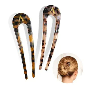 French Hair Pin - Christmas Birthday Gifts for Women Girls - 2Pcs