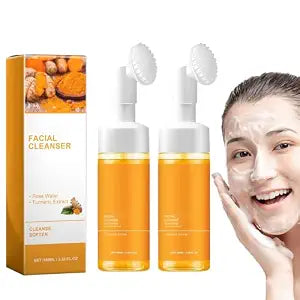 2 Pcs Turmeric Facial Cleanser