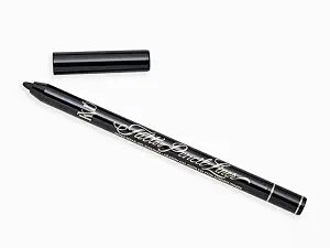KVD Tattoo Pencil Liner - Trooper Black - Satin Black, Waterproof Long���Wear Gel Eyeliner, Transfer���Proof, Waterline���Safe, Vega