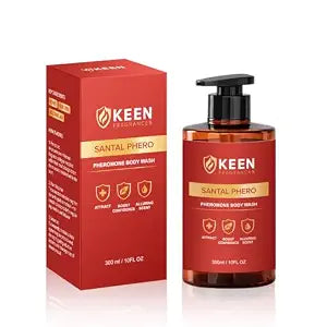 Body Wash, Santal Body Cleanser, Pheromone Bodywash for Men, Smooth Skin, Long-Lasting Freshness, All-Natural Non-Hormonal Ingredients, Attraction Confidence