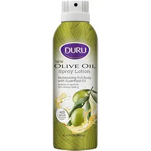 Duru Olive Oil Moisturizing Spray Lotion - Spray Moisturizer Olive Oil Lotion 48 Hour Moisture Body Lotion