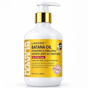 By Natures Batana Oil Leave-In Conditioner, 12 Fl Oz