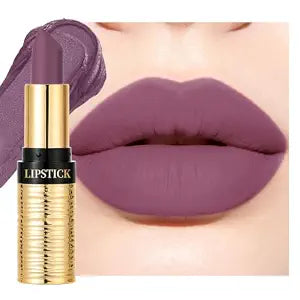 Matte Lipstick Long Lasting, Mauve Purple Velvet Smooth Lipstick for Women