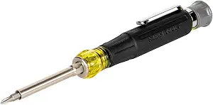 Klein Tools 32600P 13-in-1 Mini Precision Screwdriver with Pocket Clip