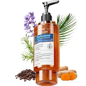 Professional Strength Hair Restore Shampoo for Hair Loss and Thinning Hair, DHT Blocker for Men and Women, Biotin Shampoo Infused with Rosemary Oil for Hair Growth, Sulfate-Free,16 Fl Oz Blue Label