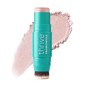 Thrive Causemetics Cream Highlighter Triple Threat Color Stick, Rose Gold