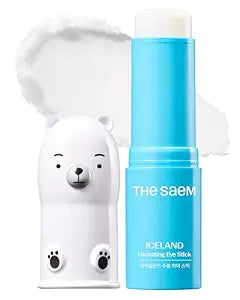 THESAEM Iceland Hydrating Collagen Eye Stick - Wrinkle & Moisturizing Eye Balm for Saggy Skin, 0.38 oz (11g) - Aqua Scent