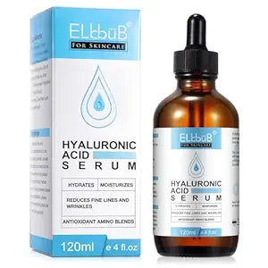 Hyaluronic Acid Serum for Face - 120ml Anti-Aging, Moisturizing Wrinkle Serum for Erasing Fine Lines and Wrinkles Soft Hydrating Easy Absorption Anti Aging Serum