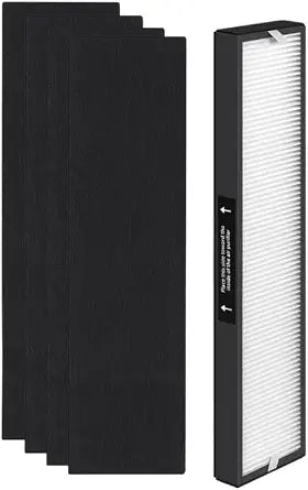 Nispira 1 Set 182550 Filter Replacement Compatible with Bionaire BAP536UV-U Holmes HAP537UV / 2141139 Air Purifier, 1 HEPA 4 Pre filters