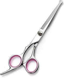 Women���S Pubic Hair Scissors Round-Tip Scissors&Bikini Trimmer Safety Groomer For Sensitive Areas, Stainless Steel, Ergonomic Grip���Pink���