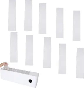 10 Pack Mini Split Vent Filters Cover Non-Wowen Fabric Top Dust Cover Air Cleaning Filter for Home Air Conditioner Indoor Unit Ductless Inverter Split System AC Heat Pump Heater