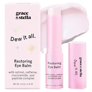 grace & stella Under Eye Brightener Balm Stick - Travel Size Toiletries