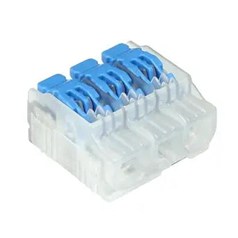 Ideal Electrical in-Sure Lever Wire Connector,12 AWG, 3-Port (30-01L23), Bag of 10Compact Releasable Connectors for Solid and Stranded Wires
